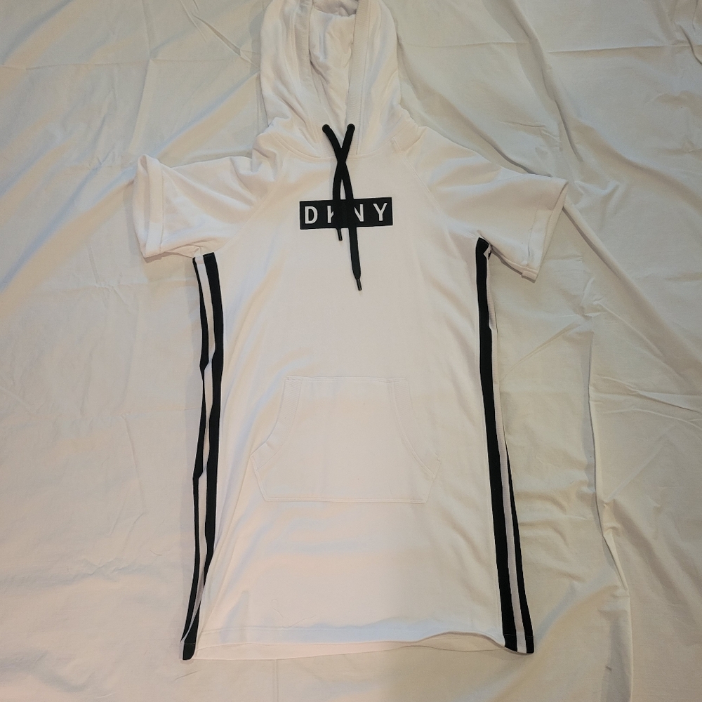 DKNY Hoodie Dress Small